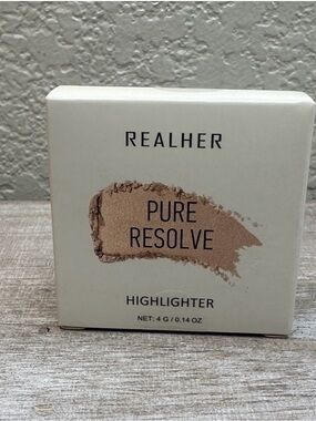 RealHer Pure Resolve Highlighter - Champagne Beige Glow